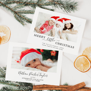 Cartes Pour Fêtes Annuelles Petite naissance de Noël minimaliste Joyeux