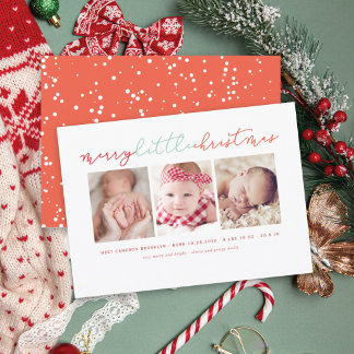 Cartes Pour Fêtes Annuelles Petite petite petite petite jolie de Noël pour béb