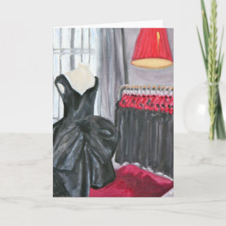 CARTES POUR FÊTES ANNUELLES PETITE ROBE NOIRE