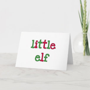 Cartes Pour Fêtes Annuelles Petits T-shirts et Cadeaux de vacances Elf