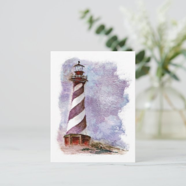 Cartes Pour Fêtes Annuelles Phare Cape Hatteras (Debout devant)