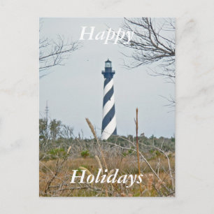 Cartes Pour Fêtes Annuelles Phare de Cape Hatteras Joyeuses Vacances
