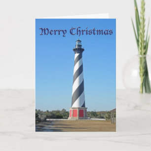 Cartes Pour Fêtes Annuelles Phare de Christmas Cape Hatteras