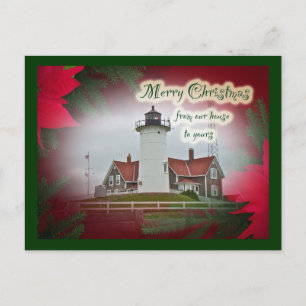 Cartes Pour Fêtes Annuelles Phare de Christmas Nobska Point
