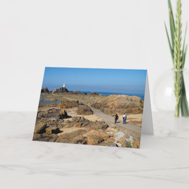 Cartes Pour Fêtes Annuelles Phare de Corbière (Devant)