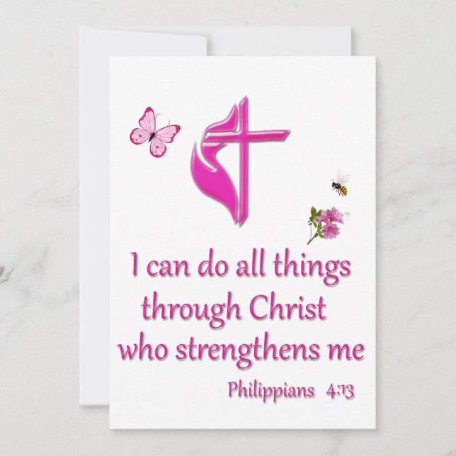 Cartes Pour Fêtes Annuelles Philippiens 4:16  (Devant)