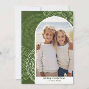 Cartes Pour Fêtes Annuelles Photo arche moderne Joyeux Noël Cercles Abstraits