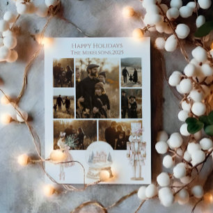 Cartes Pour Fêtes Annuelles Photo Blush Casse-Noisette Noël