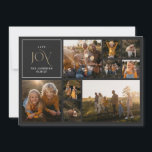 Cartes Pour Fêtes Annuelles Photo botanique de l'aquarelle du feuillage de Noë<br><div class="desc">feuillage de Noël joie aquarelle botanique floral foncé moody moderne noir décoration de fête</div>