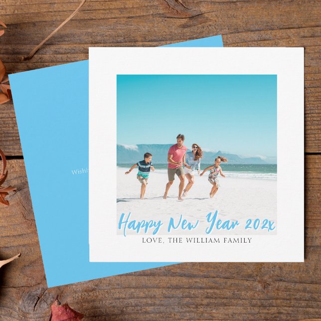 Cartes Pour Fêtes Annuelles Photo Carré moderne Bonne année (Créateur téléchargé)