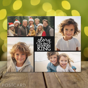 Cartes Pour Fêtes Annuelles Photo Collage - 4 photos design minimal religieux