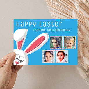 Cartes Pour Fêtes Annuelles Photo Collage de Happy Easter Cute Bunny