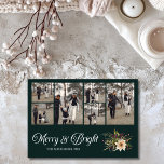 Cartes Pour Fêtes Annuelles Photo Collage Famille Joyeux & Bright Christmas<br><div class="desc">La Photo Collage Family Merry & Bright Christmas Holiday Card est une façon délicieuse de partager de multiples souvenirs et de répandre la joie des vacances avec les proches. Ce design comprend une mise en page collage qui vous permet de présenter plusieurs photos de famille préférées, créant un accueil personnalisé...</div>