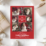 Cartes Pour Fêtes Annuelles Photo Collage Joyeux Petit Noël<br><div class="desc">Fêtez l'arrivée de votre petit avec notre Faire-part de naissance de Noël photo. Ce design élégant vous permet de partager la joie de l’arrivée de votre nouveau-né pendant la saison festive, en mélangeant la chaleur de Noël avec l’excitation des premiers moments de votre bébé. La faire-part est aménagée de façon...</div>