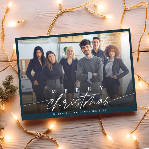 Cartes Pour Fêtes Annuelles Photo d'affaires moderne Joyeux Noël