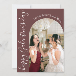 Cartes Pour Fêtes Annuelles Photo d'amies élégantes pour la Saint-Valentin