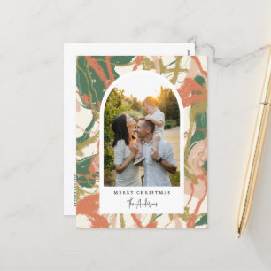 Cartes Pour Fêtes Annuelles Photo d'arc Abstrait peint