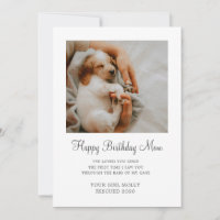 Photo de chien Joyeux Anniversaire Maman de Secour