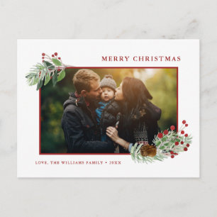 Cartes Pour Fêtes Annuelles Photo de coutume de verdure de Noël