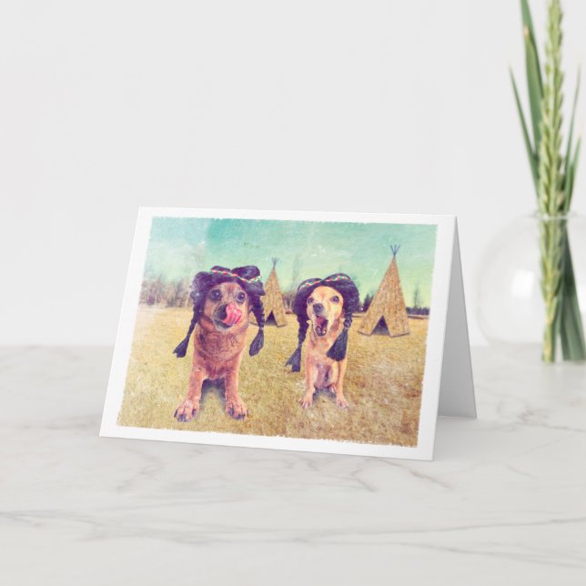 Cartes Pour Fêtes Annuelles Photo de cru de chiwawas de thanksgiving (Devant)