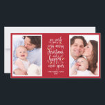 Cartes Pour Fêtes Annuelles Photo de Cute Collage Christmas Cards - 2 photos<br><div class="desc">Photo Collage Christmas Cards - 2 photos verticales</div>
