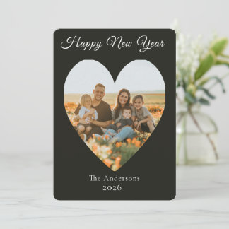 Cartes Pour Fêtes Annuelles Photo de famille Bonne Année 