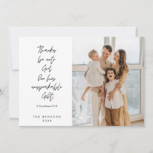 Cartes Pour Fêtes Annuelles Photo de famille chrétienne joyeux Noël religieux