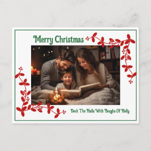Cartes Pour Fêtes Annuelles Photo de famille Joyeux Noël Abordable