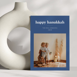 Cartes Pour Fêtes Annuelles Photo de famille moderne et minimaliste pour Hanuk