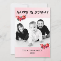 Photo de famille personnalisé Joyeux Tou Bichvat