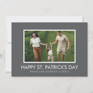 Cartes Pour Fêtes Annuelles Photo de jour de la Saint-Patrick shamrock chanceu