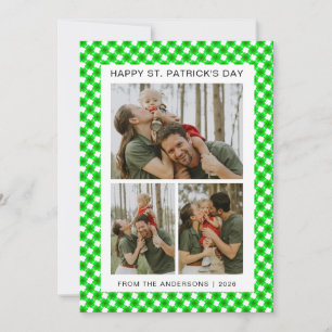 Cartes Pour Fêtes Annuelles Photo de jour de la Saint-Patrick trèfle chanceux 