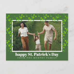 Cartes Pour Fêtes Annuelles Photo de jour de la Saint-Patrick trèfle chanceux