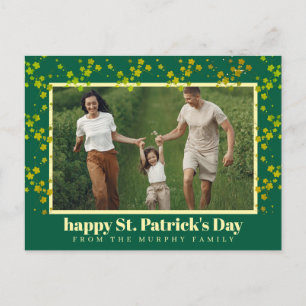 Cartes Pour Fêtes Annuelles Photo de jour de la Saint-Patrick trèfle chanceux