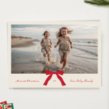 photo de joyeux noël avec ruban ROUGE et encre CRÈ