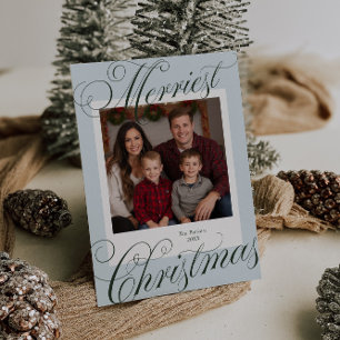 Cartes Pour Fêtes Annuelles Photo de la calligraphie de Noël la plus belle