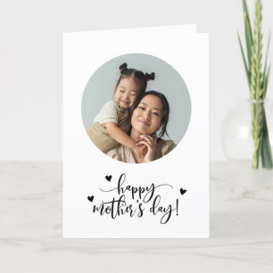 Cartes Pour Fêtes Annuelles Photo de la fête des mères en forme de cœur