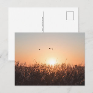 Cartes Pour Fêtes Annuelles Photo de la nature au lever du soleil