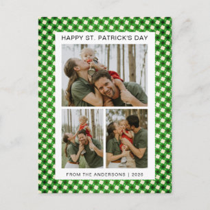 Cartes Pour Fêtes Annuelles Photo de la Saint-Patrick trèfle chanceux minimali