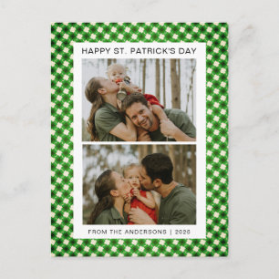 Cartes Pour Fêtes Annuelles Photo de la Saint-Patrick trèfle chanceux minimali