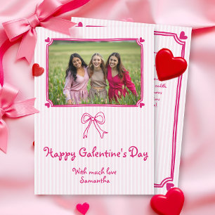 Cartes Pour Fêtes Annuelles Photo de la Saint-Valentin galante avec gribouilli