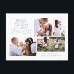 Cartes Pour Fêtes Annuelles photo de l'écriture moderne de noël le plus agréab<br><div class="desc">diffusez la joie festive avec ce design amusant. avec texte en écriture moderne audacieux et collage photo modifiable pour le rendre extra spécial. disponible avec une gamme de backers colorés incluant,  noir,  rouge,  vert,  bleu et plus pour convenir à votre thème.</div>