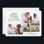 Cartes Pour Fêtes Annuelles photo de l'écriture moderne de noël le plus agréab<br><div class="desc">diffusez la joie festive avec ce design amusant. avec texte en écriture moderne audacieux et collage photo modifiable pour le rendre extra spécial. disponible avec une gamme de backers colorés incluant,  noir,  rouge,  vert,  bleu et plus pour convenir à votre thème.</div>