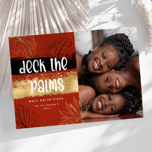 Cartes Pour Fêtes Annuelles Photo de Mele Kalikimaka pour 'Deck the Palms'