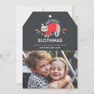 Cartes Pour Fêtes Annuelles photo de noël amusant et coloré