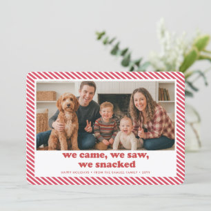 Cartes Pour Fêtes Annuelles Photo de Noël de famille drôle unique vintage
