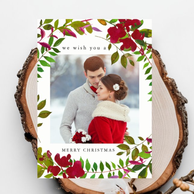 Cartes Pour Fêtes Annuelles Photo de Noël de Noël de vacances (Créateur téléchargé)