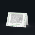 Cartes Pour Fêtes Annuelles Photo de Noël/Hanoukka personnalisable - Customisé<br><div class="desc">Carte de Noël personnalisable à laquelle vous pouvez ajouter votre propre photo. Vous pouvez également ajouter votre propre texte.</div>