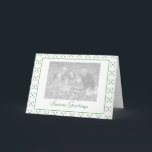 Cartes Pour Fêtes Annuelles Photo de Noël/Hanoukka personnalisable - Customisé<br><div class="desc">Carte de Noël personnalisable à laquelle vous pouvez ajouter votre propre photo. Vous pouvez également ajouter votre propre texte.</div>