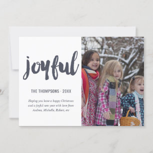 Cartes Pour Fêtes Annuelles Photo de Noël joyeux